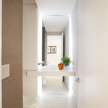 Contemporary Powder Room by DKOR Interiors Inc.- Interior Designers Miami, FL
