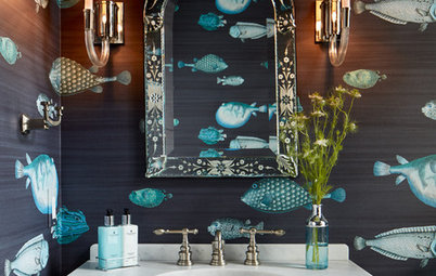 New This Week: 3 Powder Rooms That Pack a Punch