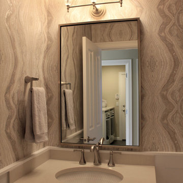 Mixed Metal Powder Room