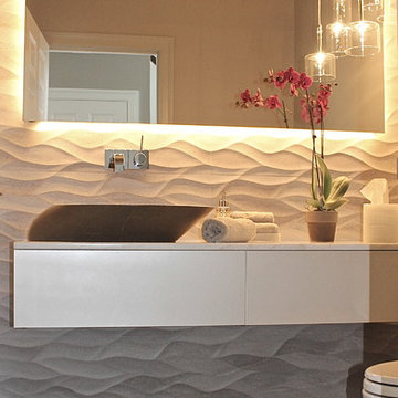 Modern Chic Powder Room