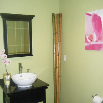 Modern/ Eclectic Powder Room