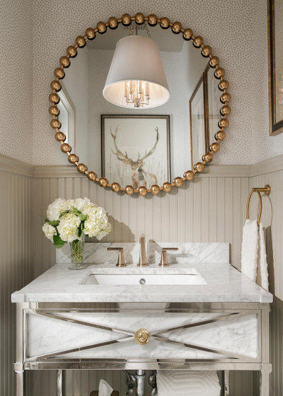 Traditional Powder Room by Nathan Taylor for Obelisk Home
