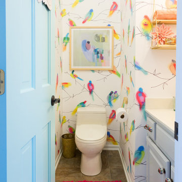 My Houzz: A Burst of Happy Colors in a Lakeside Missouri Home