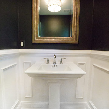 New Classical Powder Room in Collegeville, PA