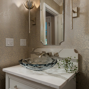 New Traditional Powder Room Remodel