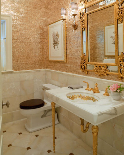 Traditional Powder Room by david phillips