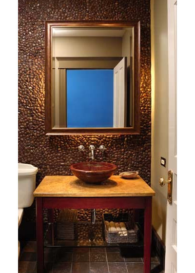 Contemporary Powder Room by Northlight Architects LLC