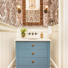Traditional Powder Room by Archetype Interior Design Studio