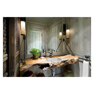 Our Work - Rustic - Powder Room - Oklahoma City - by Hull Plumbing | Houzz