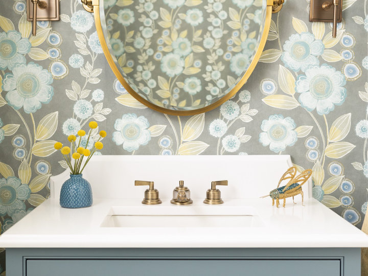 Bathroom - Beach Style Powder Room