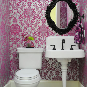 pink powder room