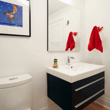 Powder Room - Colourful Accents