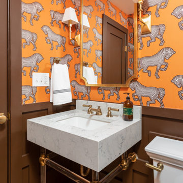 Powder Room - Elegant meets Whimsy