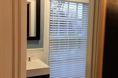 Powder Room Faux Wood Blinds