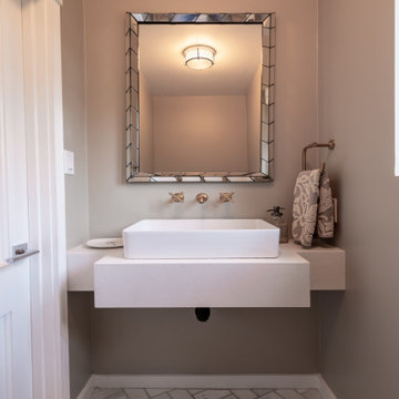 Powder Room | Home Addition & Remodel | Brentwood