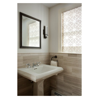 Powder Room off kitchen - Powder Room - Boston - by Amy McFadden ...