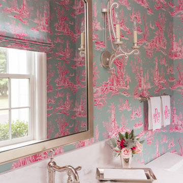 Pretty Pink Powder Room