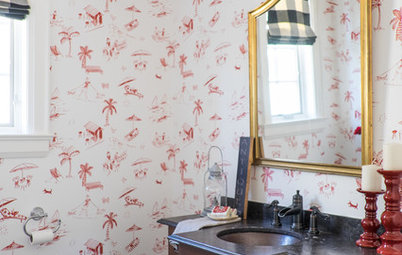 A Powder Room to Amuse Curious Guests