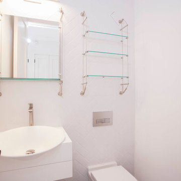 Prospect Heights Townhouse- Powder Room