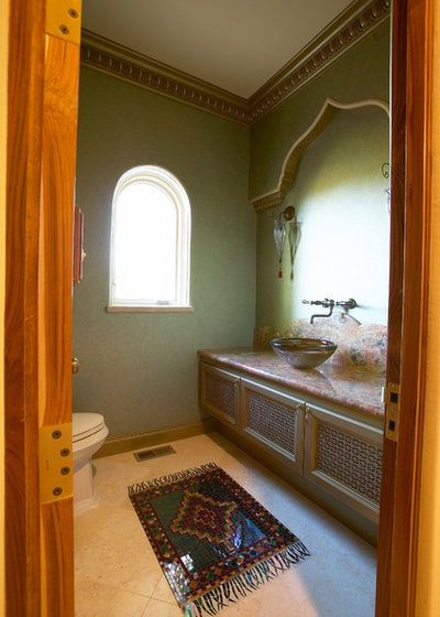 Eclectic Powder Room Eclectic Powder Room