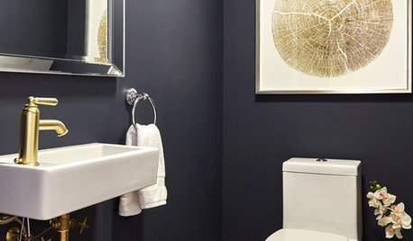 Spotted: What’s Hot in Powder Rooms Now