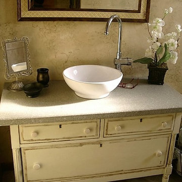 Shabby Chic Meets Modern on Gorgeous Vanity