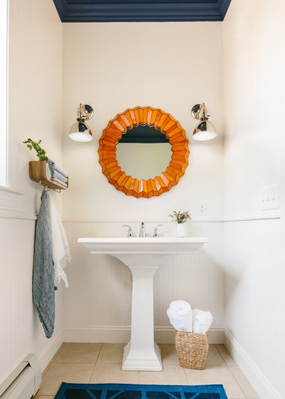 Transitional Powder Room by User