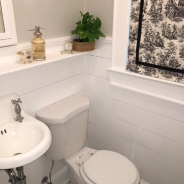 Shiplap powder room