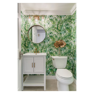 Silver Lake, CA Contemporary Design - Transitional - Powder Room - Los ...