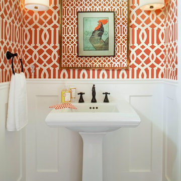 Southern Hills Residence-Powder Room