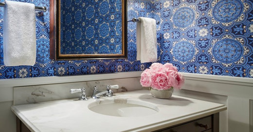 Yes, You Can Go Bold With Wallpaper in a Powder Room