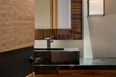 Design ideas for a contemporary cloakroom in Phoenix.