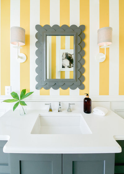 Transitional Powder Room by User