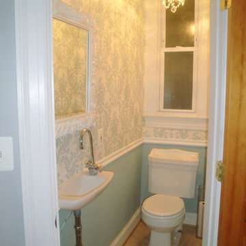 tiny powder room