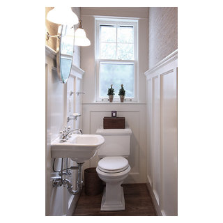 Tiny Powder Room - Traditional - Powder Room - DC Metro - by Heartland ...
