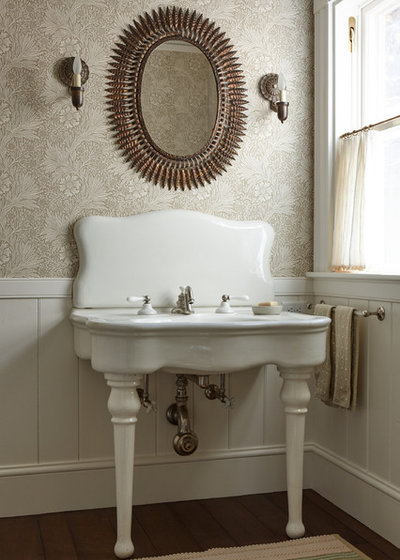 Traditional Cloakroom by Liliane Hart Interiors