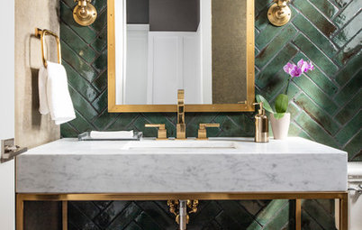 17 Green-tiled Bathrooms to Inspire Your Own Makeover