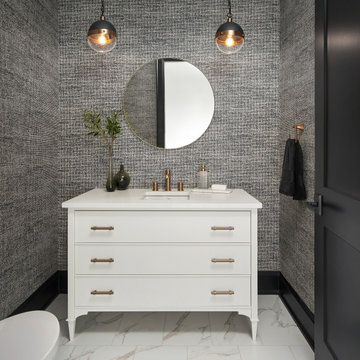 Transitional Powder Room