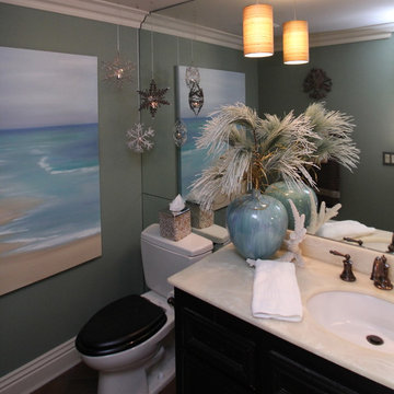 Transitional Powder Room