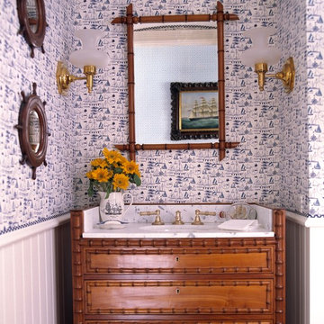 Tropical Powder Room