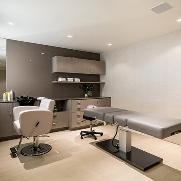 Trousdale Beverly Hills luxury home salon, massage & wellness room