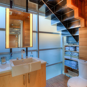 Tsunami House, Resilient Design, Camano Island WA