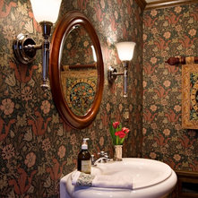 Traditional Powder Room by Belle Maison Interior Design