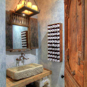 Tuscan Farmhouse Guest Bathroom