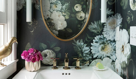 7 Stylish Patterns for a Powder Room Makeover