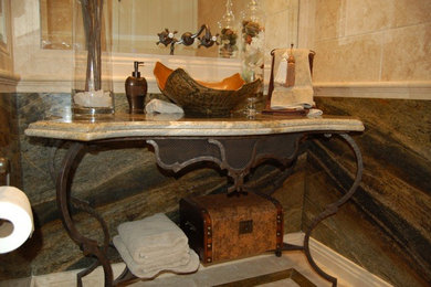 This is an example of a mediterranean cloakroom in Los Angeles.