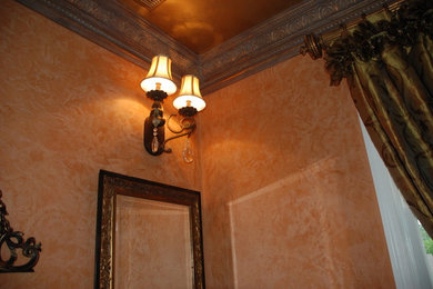 Venetian Plaster in the Powder Room