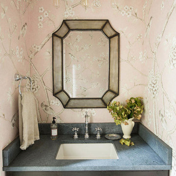 Vintage Cottage Powder Room
