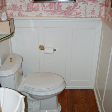 Wainscoting in a Powder Room