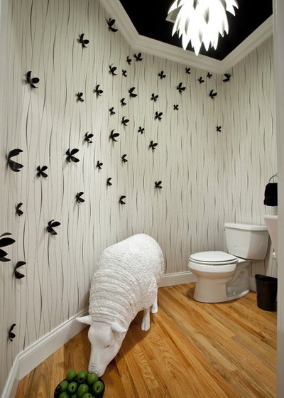 Éclectique Toilettes by FW Interiors Design